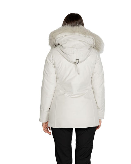 Blauer White Polyester Parka