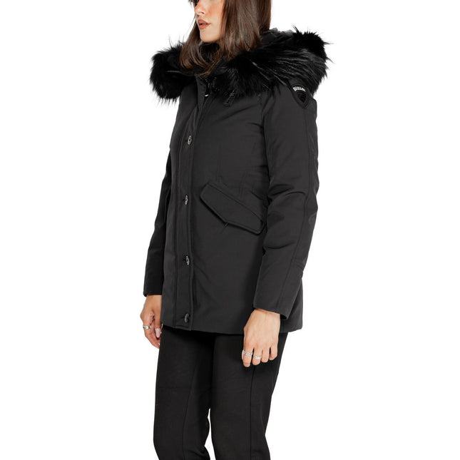 Blauer Black Polyester Parka