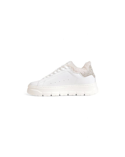 Crime London White Leather Sneaker