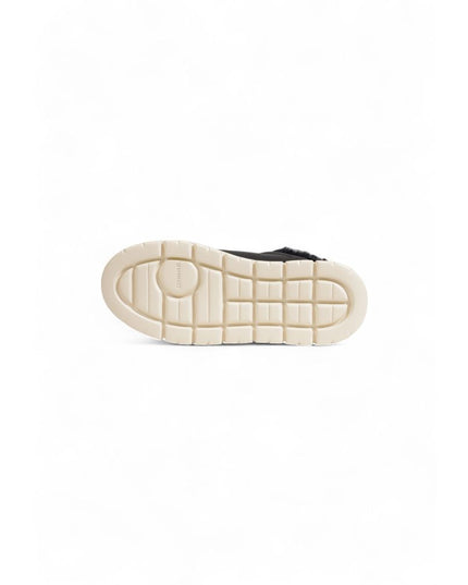 Crime London Black Leather Sneaker