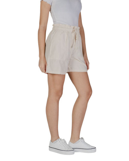 B.Young Beige Cotton Shorts