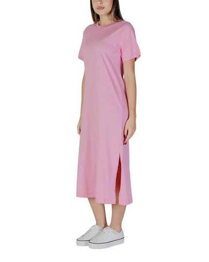 B.Young Multicolor Cotton Midi Dress