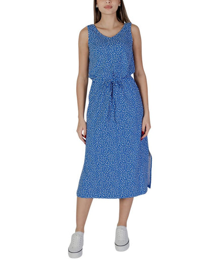 B.Young White Cotton Long Dress