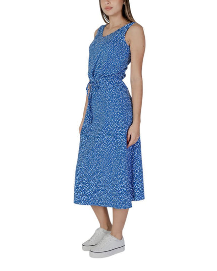 B.Young White Cotton Long Dress