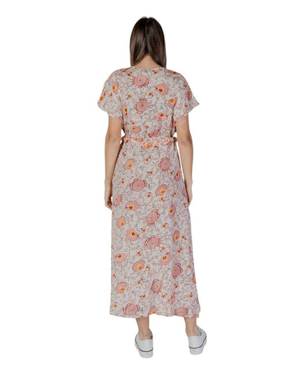 B.Young Multicolor Cotton Long Dress