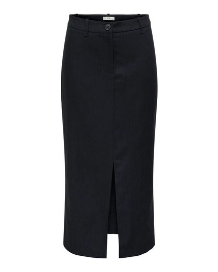 Jacqueline De Yong Gray Polyester Long Skirt