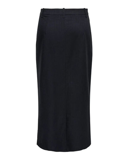 Jacqueline De Yong Gray Polyester Long Skirt