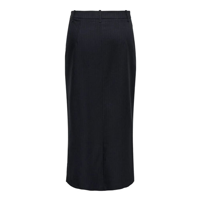 Jacqueline De Yong Gray Polyester Long Skirt