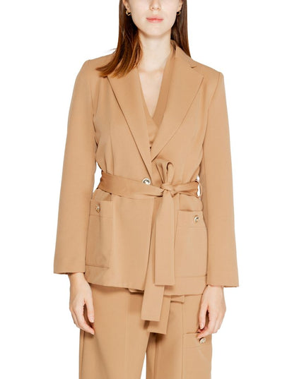Rinascimento Beige Polyester Blazer