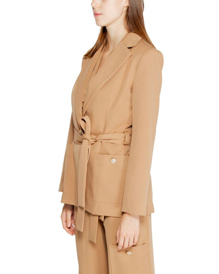 Rinascimento Beige Polyester Blazer
