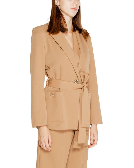 Rinascimento Beige Polyester Blazer