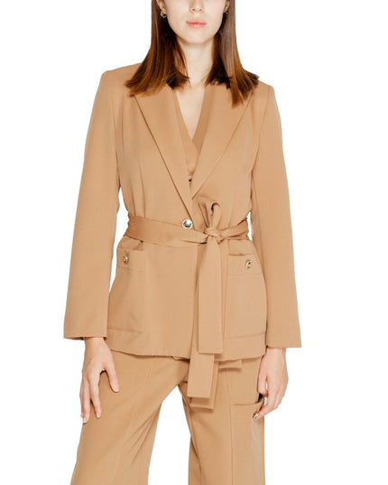 Rinascimento Beige Polyester Blazer