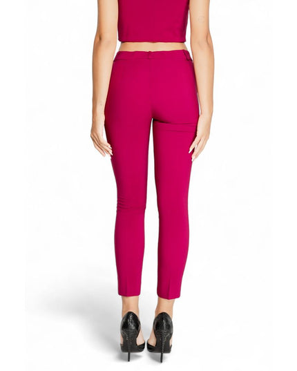 Rinascimento Bordeaux Polyester Casual Pants