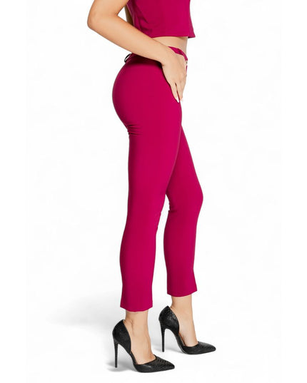 Rinascimento Bordeaux Polyester Casual Pants