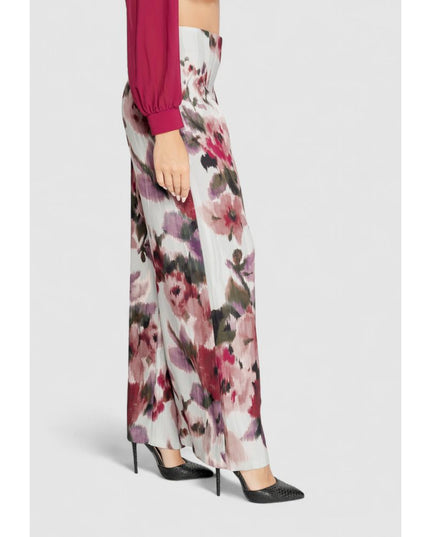 Rinascimento Bordeaux Polyester Casual Pants