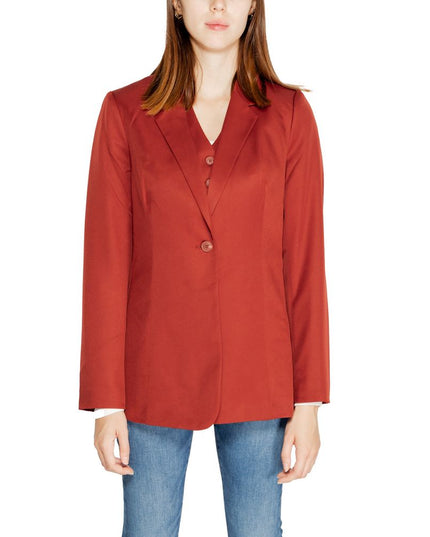 Vero Moda Red Polyester Blazer