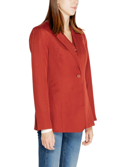 Vero Moda Red Polyester Blazer