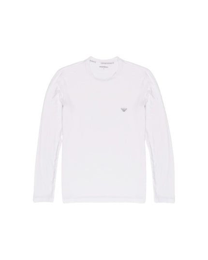 Emporio Armani Underwear White Modal Long Sleeve T-Shirt