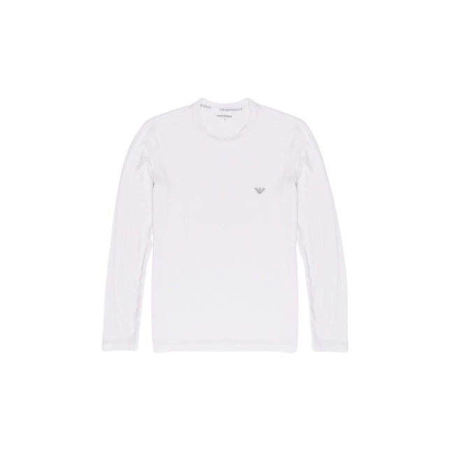 Emporio Armani Underwear White Modal Long Sleeve T-Shirt