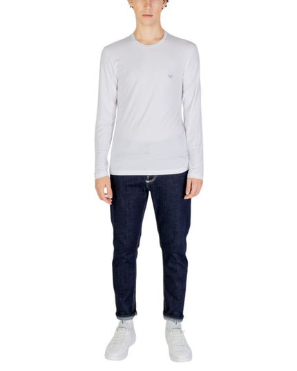 Emporio Armani Underwear White Modal Long Sleeve T-Shirt