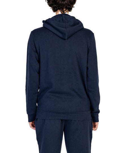 Emporio Armani Underwear Blue Cotton Hoodie