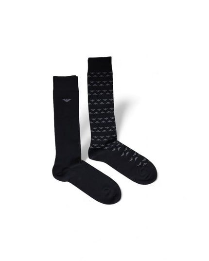 Emporio Armani Underwear Black Cotton Socks
