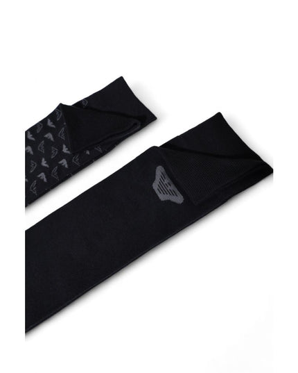 Emporio Armani Underwear Black Cotton Socks