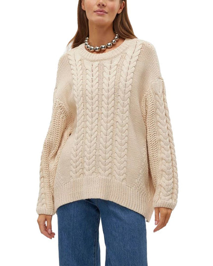 Vero Moda Beige Cotton Sweatshirt