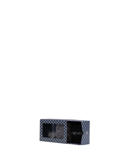 Emporio Armani Underwear Black Cotton Sock