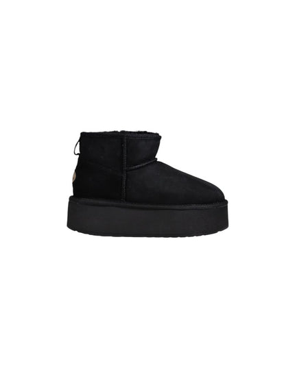 EMU Australia Black Leather Ankle Boots
