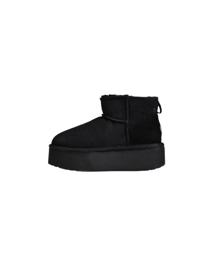 EMU Australia Black Leather Ankle Boots