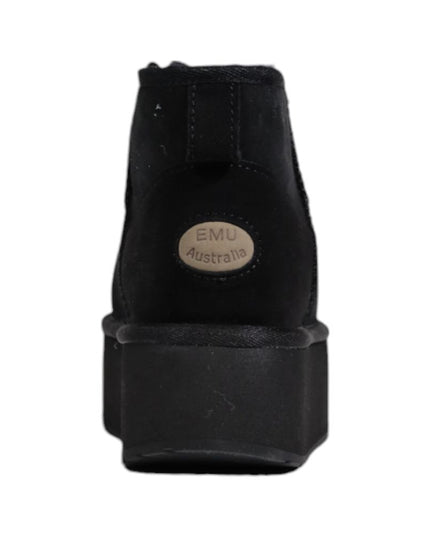 EMU Australia Black Leather Ankle Boots