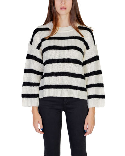 Jacqueline De Yong Cream Marabou Sweater