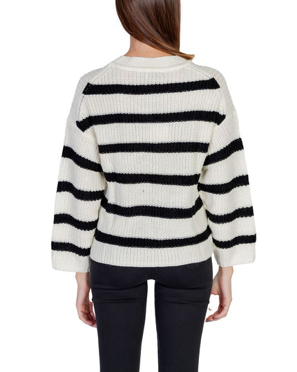 Jacqueline De Yong Cream Marabou Sweater