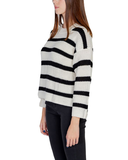 Jacqueline De Yong Cream Marabou Sweater