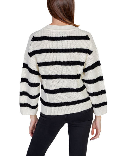 Jacqueline De Yong Cream Marabou Sweater