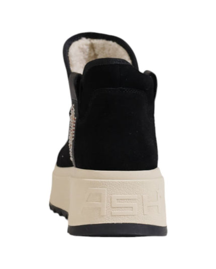 ASH Black Suede Leather Ankle Boots