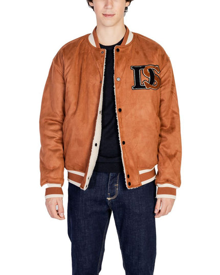 Only & Sons Brown Polyester Bomber