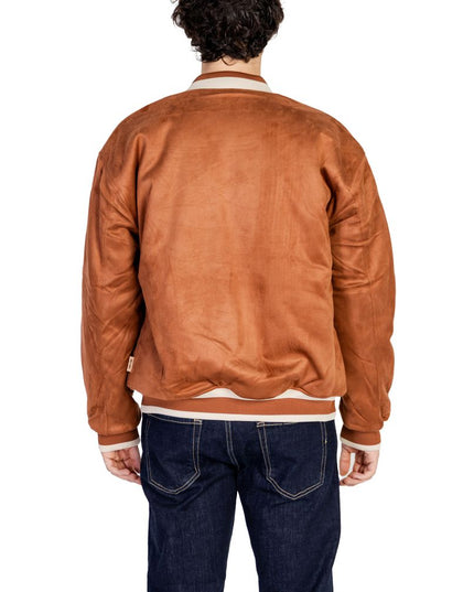 Only & Sons Brown Polyester Bomber