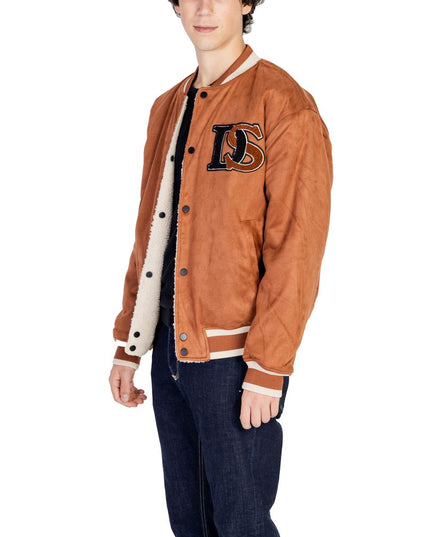 Only & Sons Brown Polyester Bomber