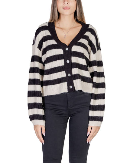 Vero Moda Beige Polyester Cardigan