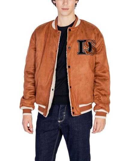 Only & Sons Brown Polyester Bomber