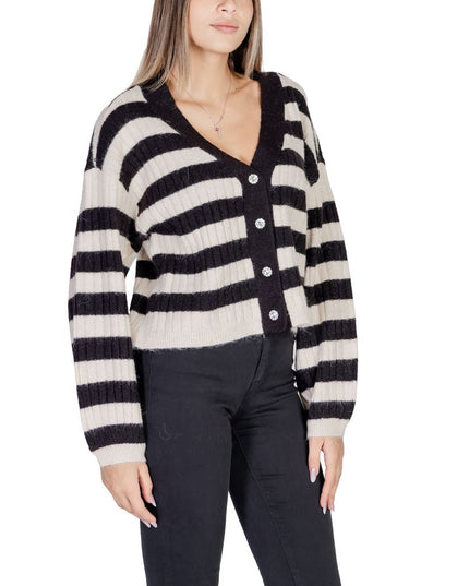 Vero Moda Beige Polyester Cardigan