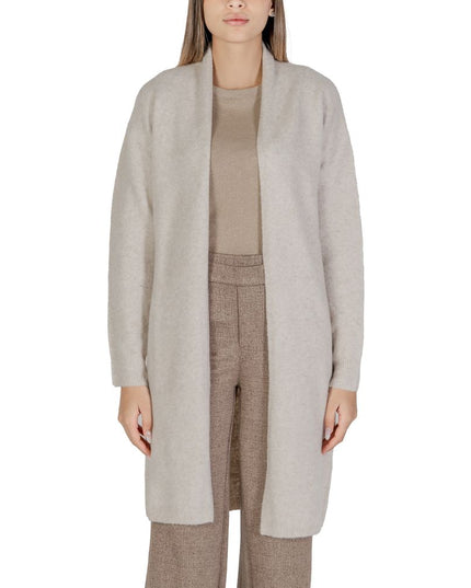 Morgan De Toi Beige Polyester Cardigan