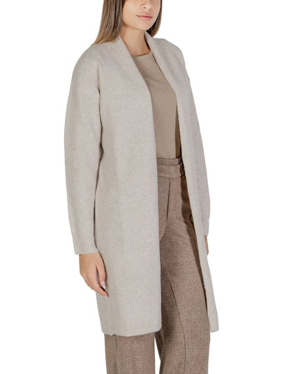 Morgan De Toi Beige Polyester Cardigan