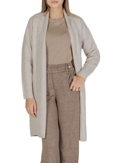Morgan De Toi Beige Polyester Cardigan