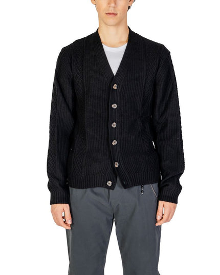 Hamaki-Ho Black Polyester Cardigan