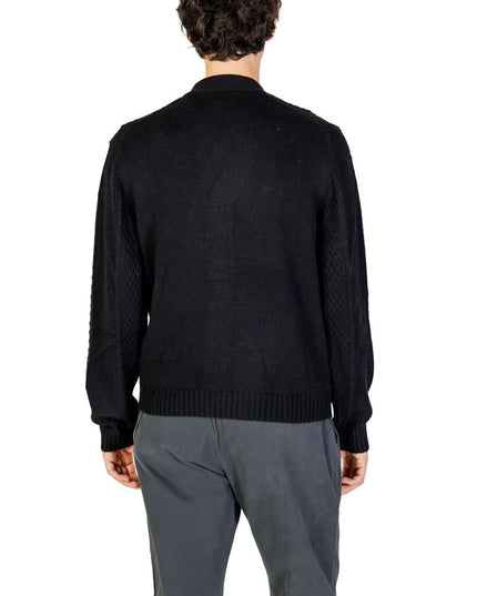 Hamaki-Ho Black Polyester Cardigan