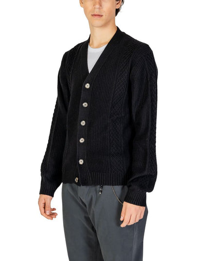 Hamaki-Ho Black Polyester Cardigan