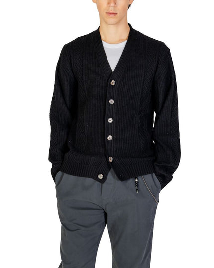 Hamaki-Ho Black Polyester Cardigan
